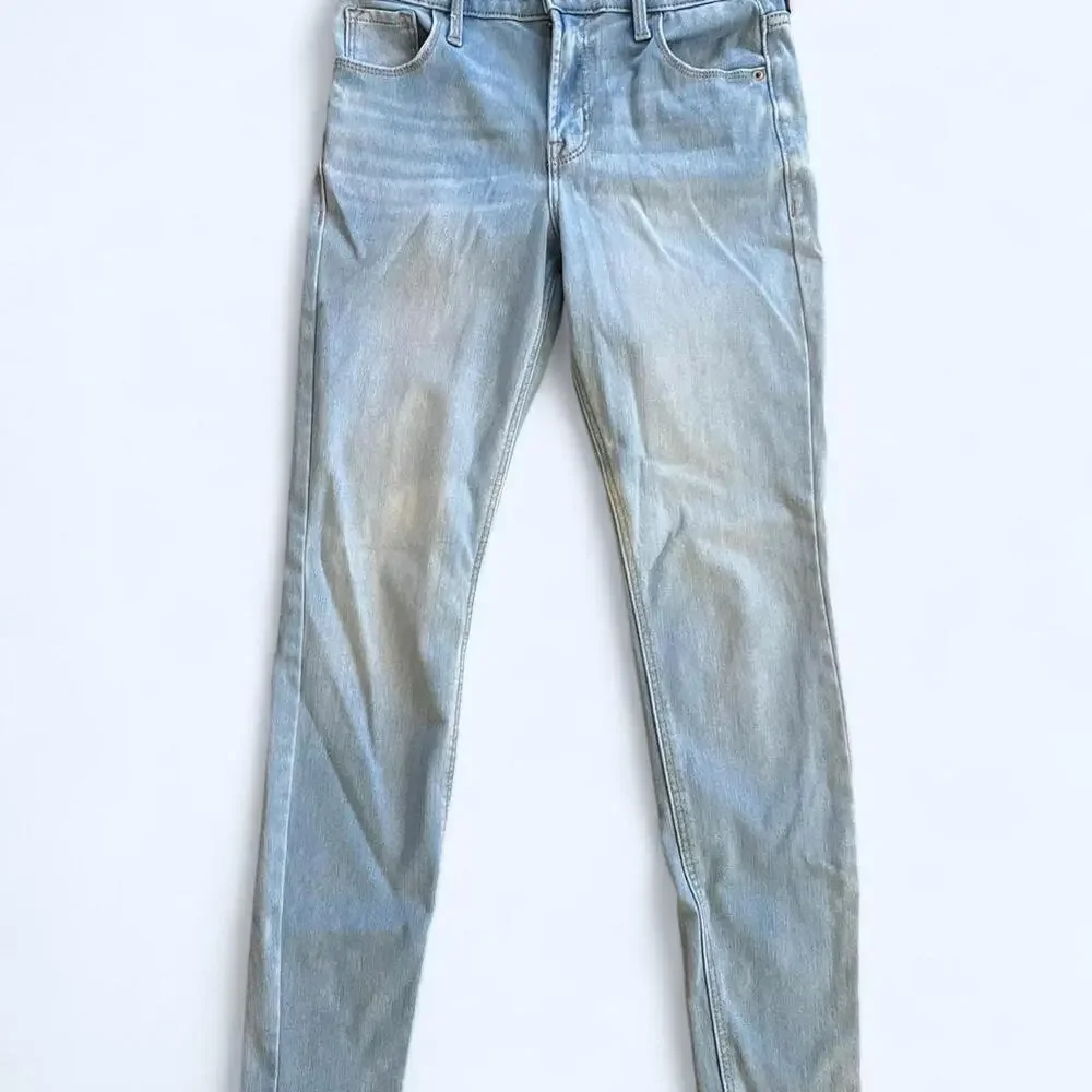 Light blue Old Navy rockstar skinny jeans Size 2 Petite